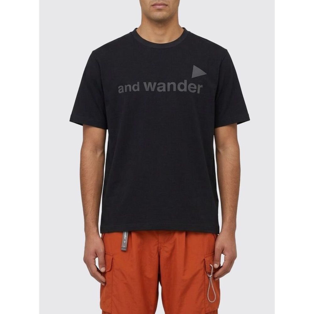 And Wander T-Shirt Men Black